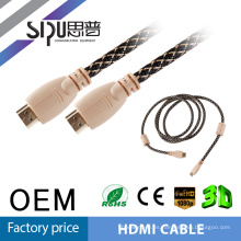 SIPUO cable HDMI a HDMI, oro plateado de 3 pies, 5 pies, 10 pies, 15 pies, 20 pies, 30 pies, la ayuda máxima 4K